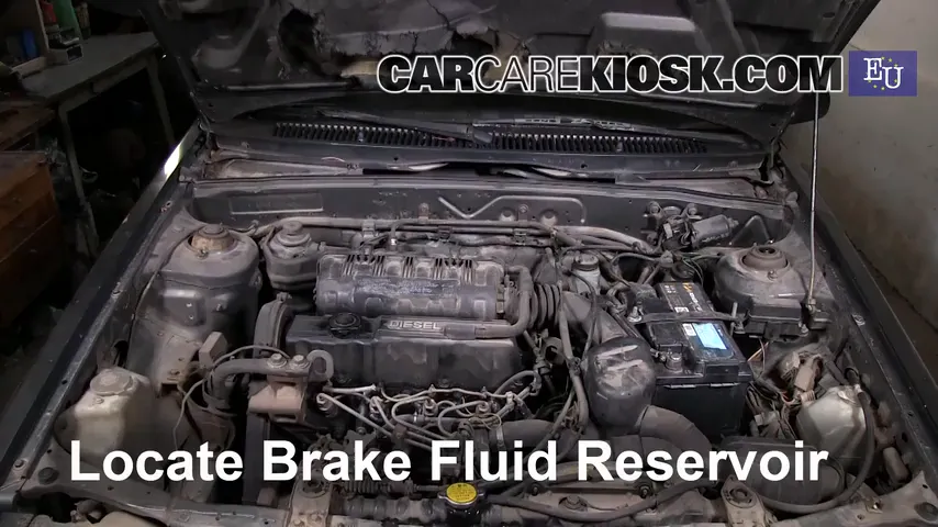 1989 Mazda 323 GLX 1.7L 4 Cyl. Diesel Brake Fluid